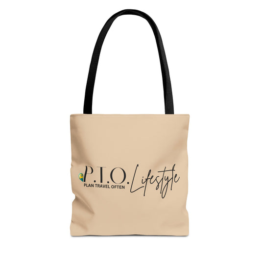 P.T.O. Lifestyle Tote Bag (Beige)