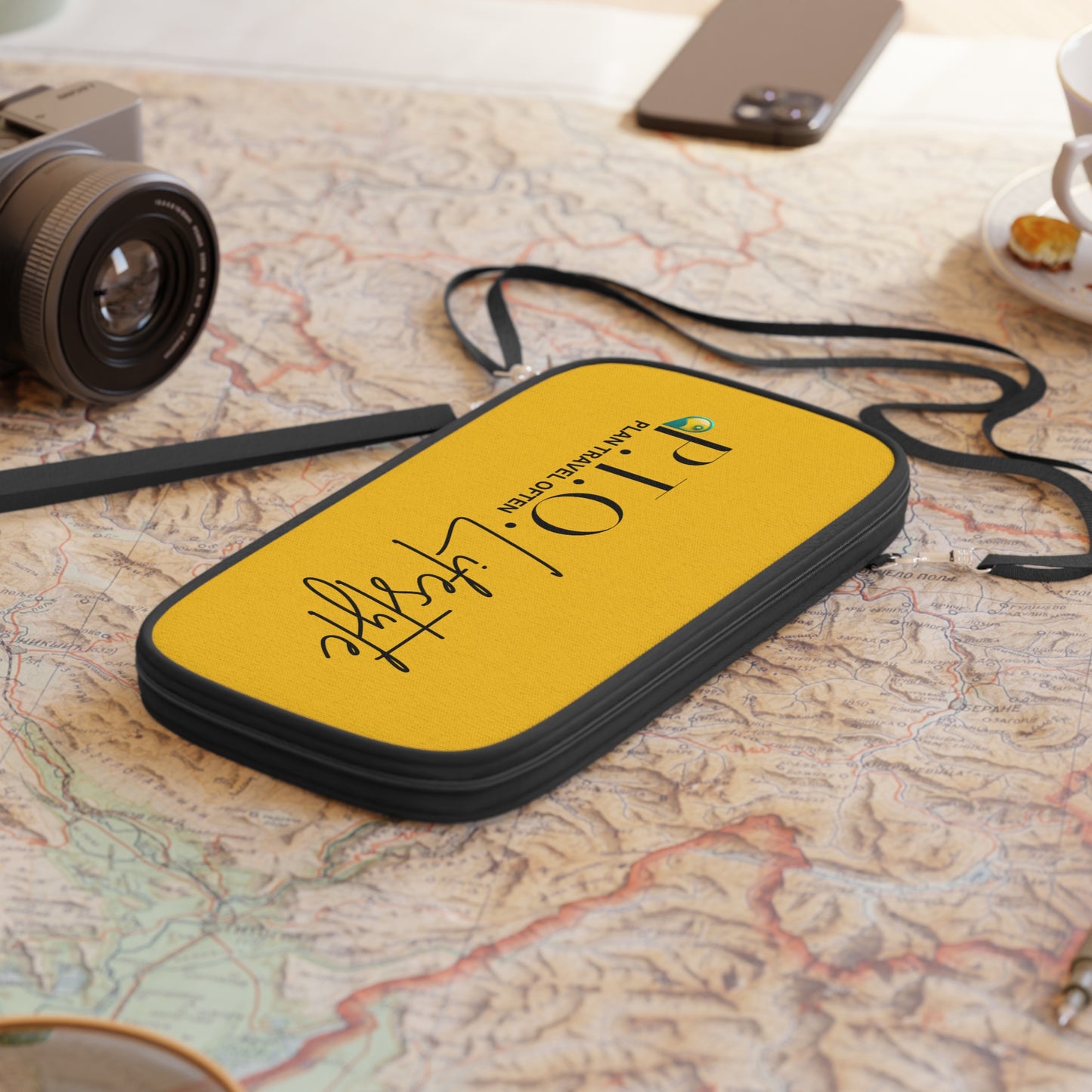 Plan Travel Often Passport Wallet (Yellow)