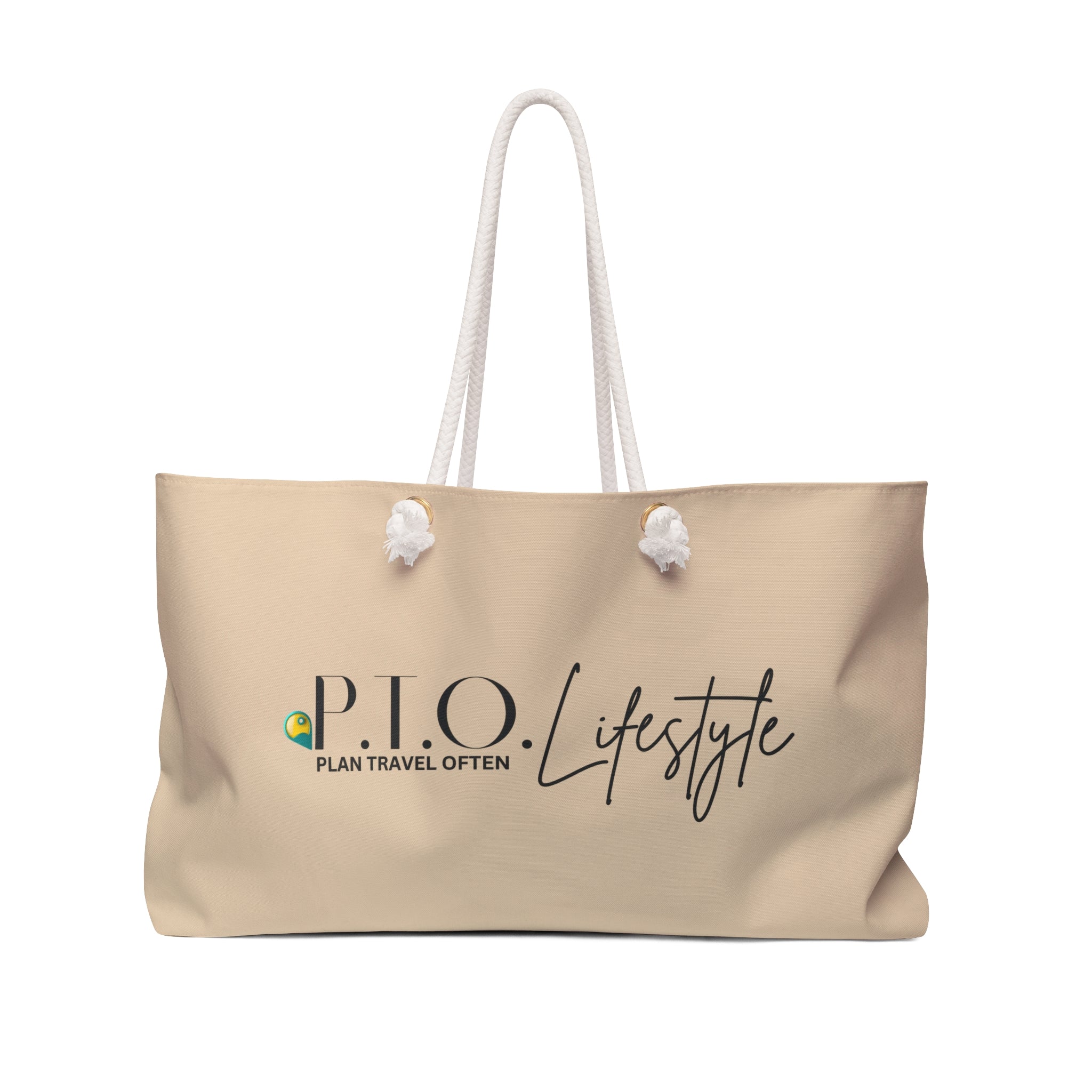 P.T.O. Lifestyle Weekender Bag (Beige)