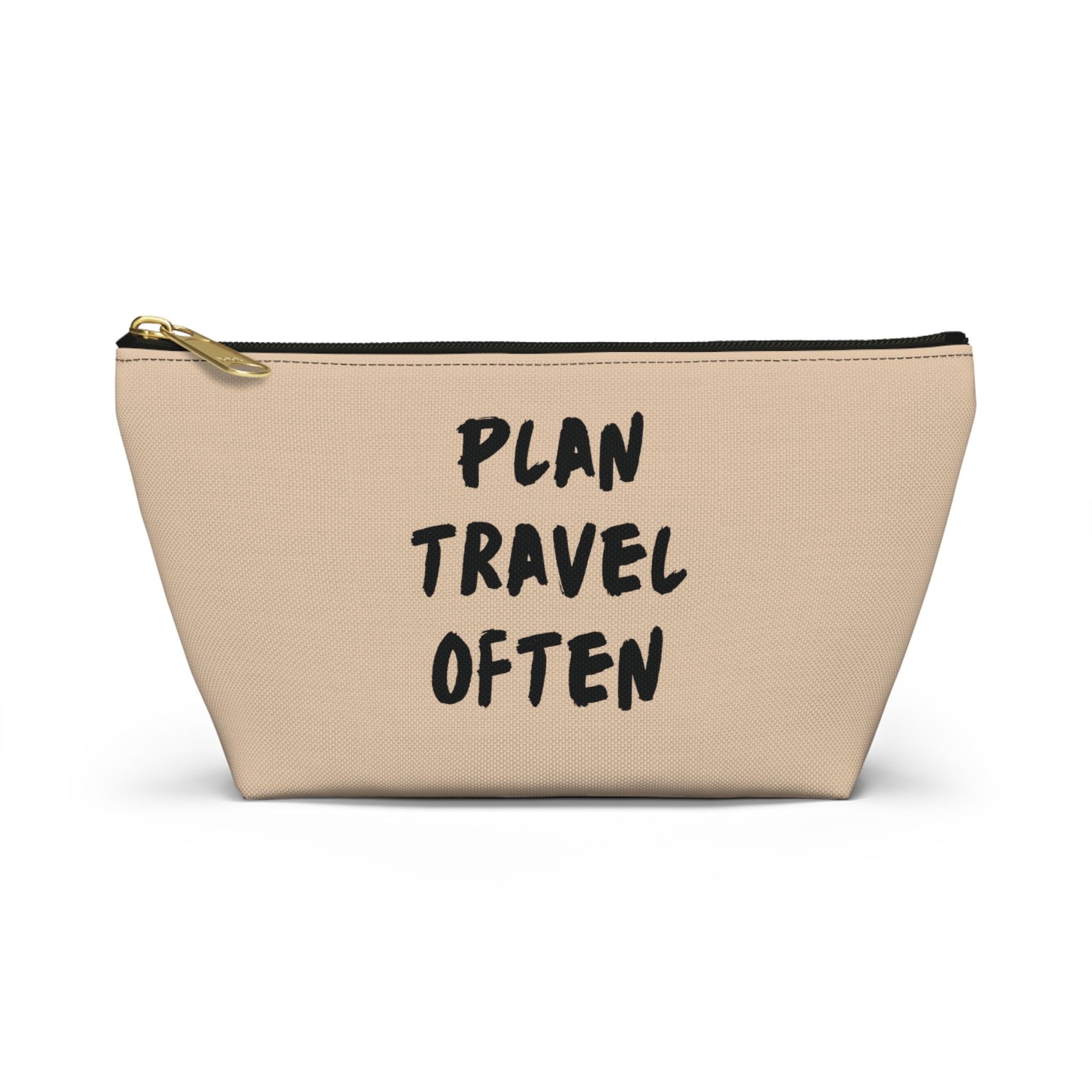 Plan Travel Often Accessory Pouch (Beige)